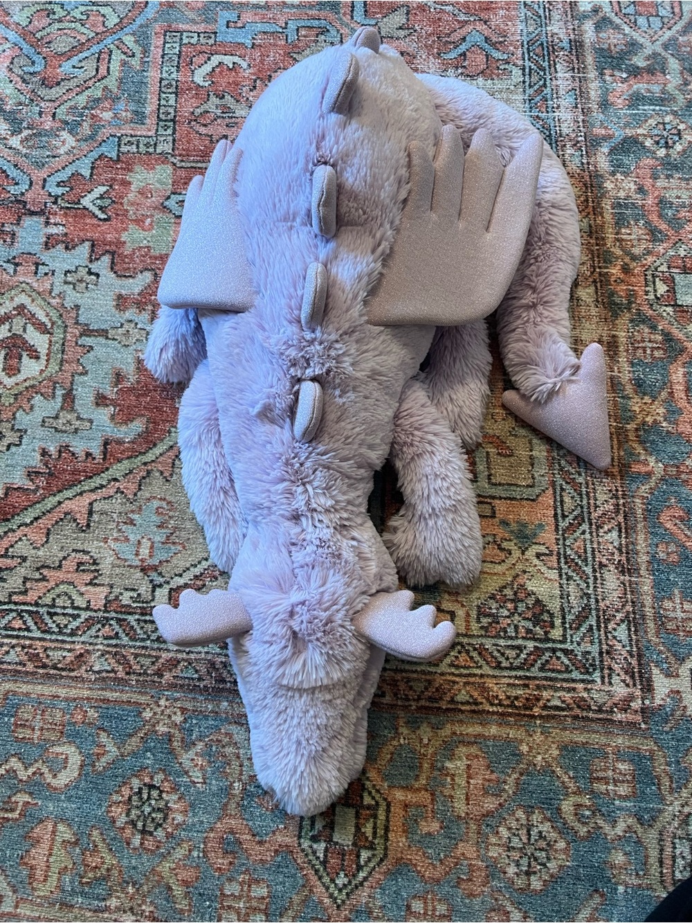 Huge Lavender Dragon Jellycat NWT